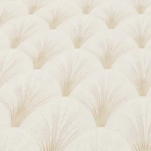 Erismann Luxury AvantGarde Vinyl Wallpaper in  Natural and Gold