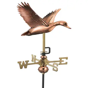 Espira 8844P Flying Duck Cottage Copper Weathervane