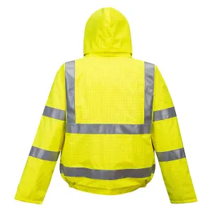 Portwest Bizflame Rain Hi-Vis Antistatic FR Bomber Jacket