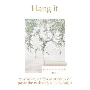 Shabby Chic by Rachel Ashwell Hanging Garden Off White Fixed Size Print to Order Mural