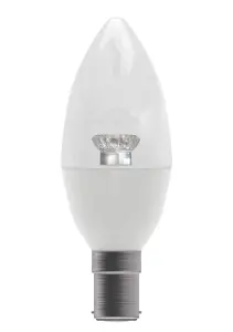 Bell 4W LED 35mm Clear SBC Dimmable Candle Warm White 250 Lumen