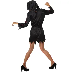 Scary Nun - Halloween fancy dress costume for women - black/white S