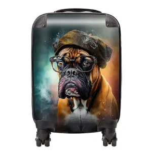 Boxer Dog Splashart Suitcase - Mini Cabin