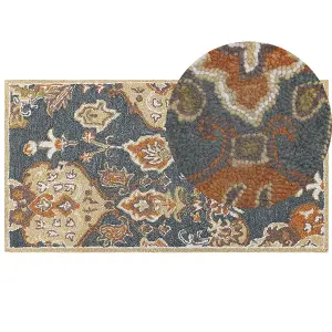 Wool Area Rug 80 x 150 cm Multicolour UMURLU