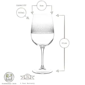 Bormioli Rocco Inventa Red Wine Glasses - 500ml - Pack of 6