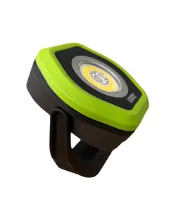 Light Twinbeam Heavy Duty Rechargeable Pocket Work Light 1Torch 400 Lumens Green