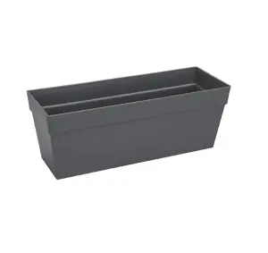 Elho Loft Urban Trough 50cm Plastic Plant Pot in Anthracite