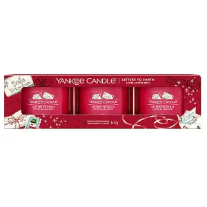 Yankee Candle 3 Pack Filled Votives - Letters to Santa