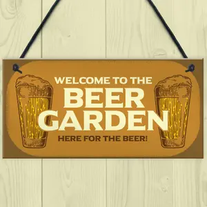 Funny Garden Sign Home Bar Man Cave Garden Plaque Gift For Men New Home Gift