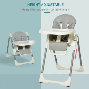 Babies High Chair Grey