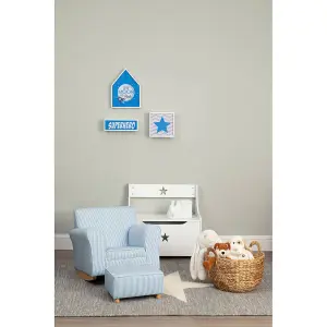 Premier Kids Grey and White Star Rug