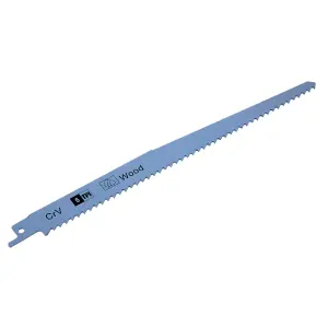 Reciprocating Saw Blade Clean Wood 230mm HCS 6tpi Pack of 5 by Ufixt