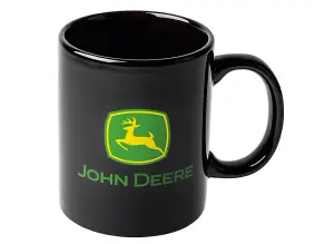 John Deere Black Ceramic Mug 340ml