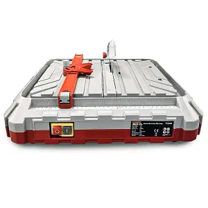 Lumberjack Portable Wet Tile Cutter 500W Bench Top Cutting Saw with Hidden Water Reservoir 45 Bevel Cutting for Tiles and Stones