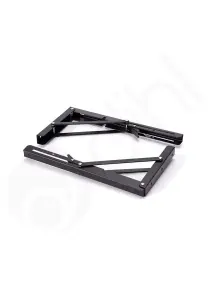 Dihl 16 inch Black Folding Shelf Bracket - 2 Pairs