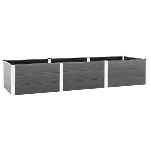 Berkfield Garden Raised Bed Grey 300x100x54 cm WPC