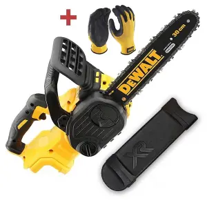 Dewalt DCM565N 18v XR 30cm Cordless Chainsaw Brushless Bare DCM565N-XJ + Gloves