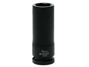 Teng Deep Impact Socket Hexagon 6-Point 1/2in Drive 19mm