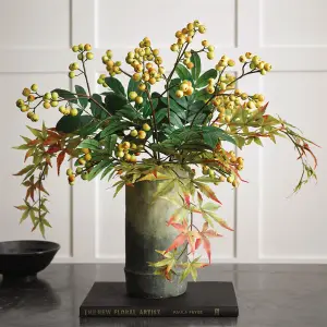 Bloom Artificial Faux Bamboo Collection in Vase - H50cm