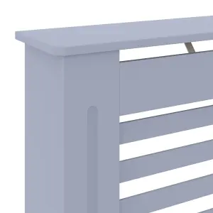 Berkfield MDF Radiator Cover Grey 78 cm