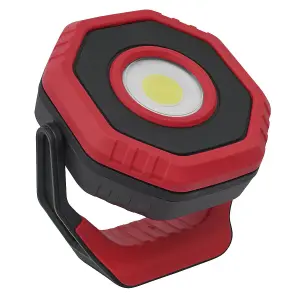 Sealey Rechargeable Pocket Floodlight Red 7W COB LED Magnet 360 Degree LED700PR