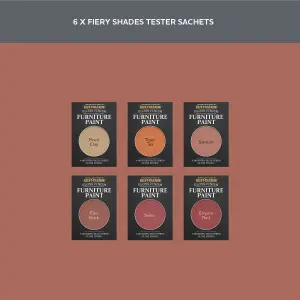 Rust-Oleum Red Gloss Furniture Paint Tester Samples - 10ml