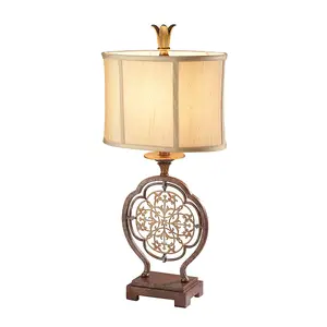 Elstead Marcella 1 Light Table Lamp British Bronze, E27