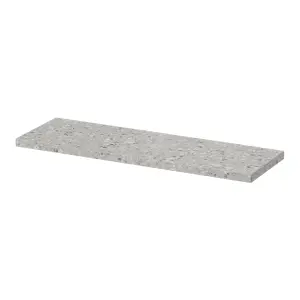 GoodHome Rigga Modular Terrazzo effect Terrazzo effect Rectangular Floating shelf (L)60cm x (D)19cm