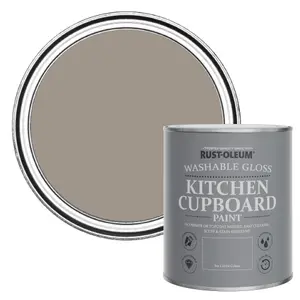 Rust-Oleum Whipped Truffle Gloss Kitchen Cupboard Paint 750ml