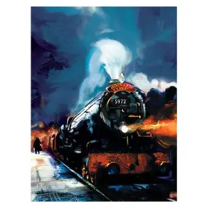 Harry Potter Hogwarts Express Canvas Print Multicoloured (60cm x 80cm)