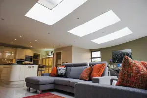 Brightside Skylights Frameless Rooflight - Triple Glazed Roof Window - 750mm x 1200mm