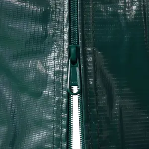 Berkfield Garage Tent PVC 1.6x2.4 m Green