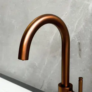 Liquida BHT311CP 3 In 1 Brushed Copper Kitchen Instant Boiling Hot Water Tap