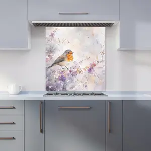 Ava Sterling: 00027 Premium Glass Kitchen Splashback W700mm x H650mm