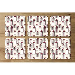 Square 6 Piece Coaster Set (Set of 6)