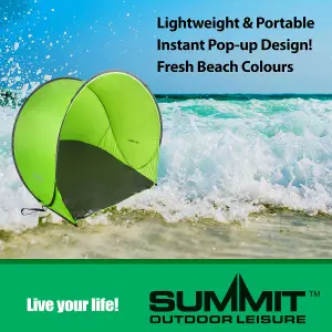 Green Pop-Up Beach Shelter - Summit