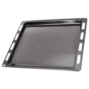 SPARES2GO Enamel Baking Tray compatible with Bosch Oven Cooker (441 x 370 x 22mm)