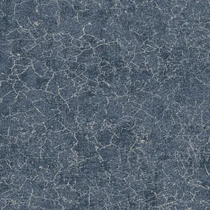 Boutique Blue Metallic effect Textured Wallpaper