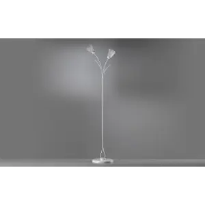 Luminosa Antea 2 Light Multi Arm Floor Lamp, White