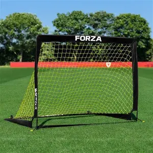 FORZA Flash Pop-Up Football Goals [4ft X 3Ft] - Portable Goal Posts For Kids Shooting Practice - Pop-Up In Minutes | Single Or Pair Of Goals