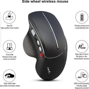 Ergonomic Mouse,Wireless Mouse 2.4G Adjustable DPI (1200/1800/2400/4800)