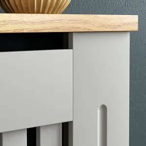 Vida Designs Arlington Medium Grey MDF Radiator Cover