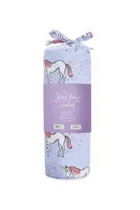 Rachel Riley Lilac Unicorn Duvet Cover Set - Cot Bed