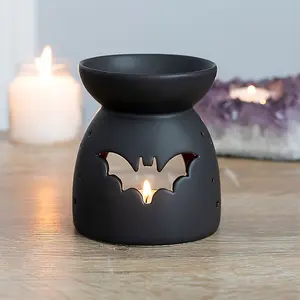 Black Bat Cut Out Oil Burner for Fragrance