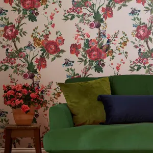 Joules Multicolour Floral forest Smooth Wallpaper