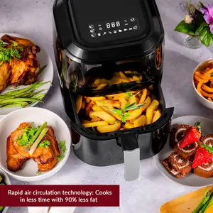 Innoteck Kitchen Pro 5Litre 6 In 1 Digital Air Fryer With View Window