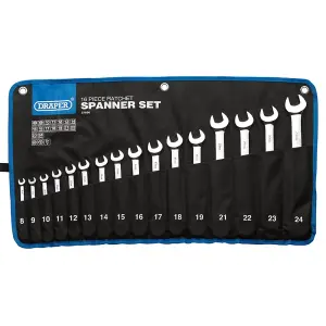 Draper Tools HI-TORQ Metric Ratchet Combination Spanner Set (16 Piece)