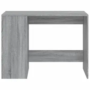 Berkfield Desk Grey Sonoma 102x50x75 cm Engineered Wood