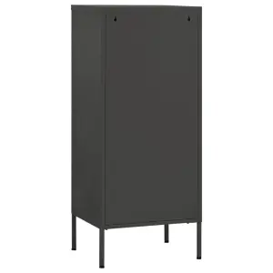 Berkfield Storage Cabinet Anthracite 42.5x35x101.5 cm Steel