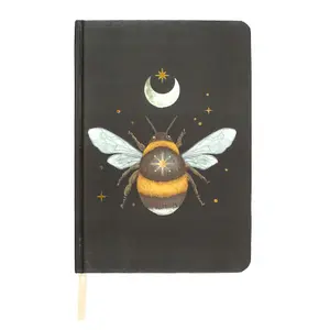 Something Different Forest Bee A5 Notebook Black (One Size)